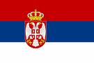 WM Länder National Flagge Fahne-Serbien