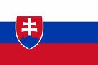 WM Länder National Autoflagge Autofahne-Slowakai